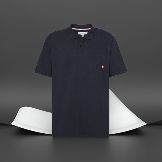 Plus size herre polo i piquébomuld (XL-8XL) – stilren poloshirt med god pasform til store mænd