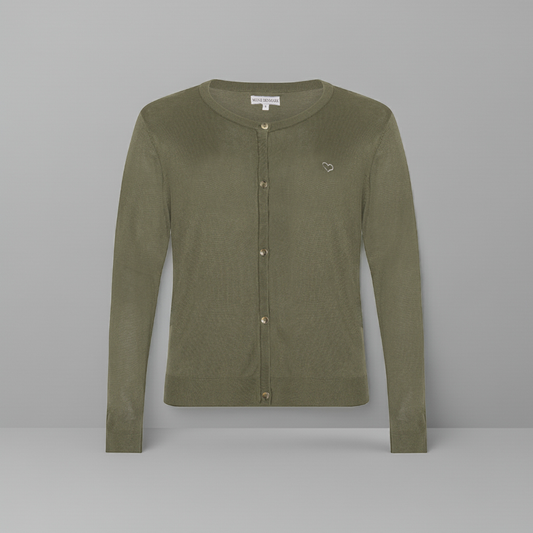 Plus size dame kort strik cardigan (XL-8XL) – let og stilfuld til store kvinder
