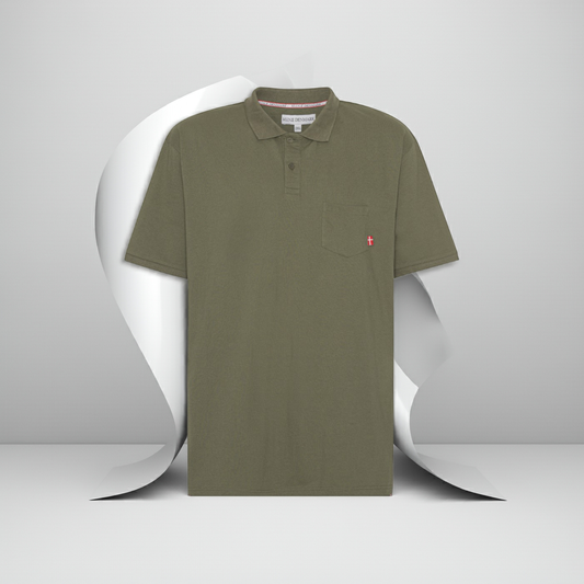 Plus size herre polo i piquébomuld (XL-8XL) – stilren poloshirt med god pasform til store mænd
