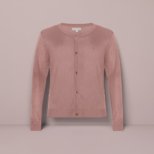 Plus size dame kort strik cardigan (XL-8XL) – let og stilfuld til store kvinder